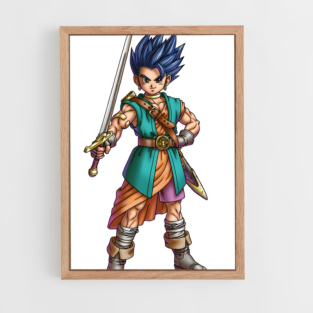 Poster Gohan le Héros – affiche Dragon quest (vue 4)